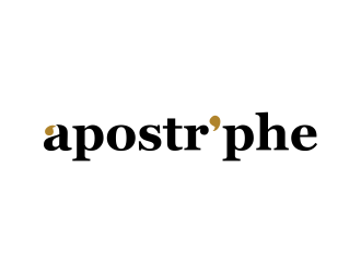 Apostrphe logo design by pakNton