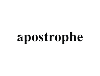 Apostrphe logo design by Rizqy