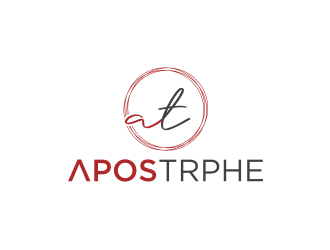 Apostrphe logo design by bricton