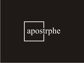 Apostrphe logo design by bricton