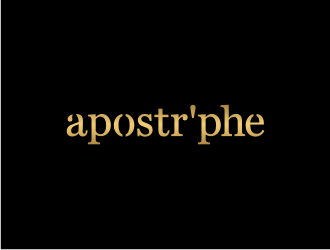 Apostrphe logo design by asyqh