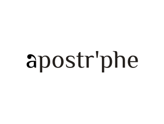 Apostrphe logo design by restuti