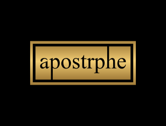 Apostrphe logo design by menanagan