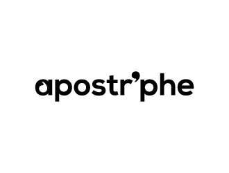 Apostrphe logo design by wongndeso