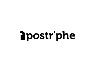 Apostrphe logo design by wongndeso