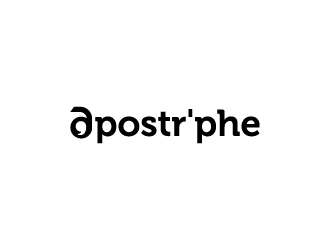 Apostrphe logo design by wongndeso