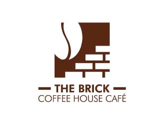 The Brick Coffee House Cafe logo design by Soufiane