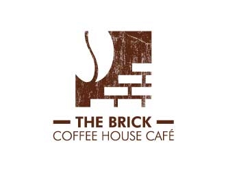 The Brick Coffee House Cafe logo design by Soufiane