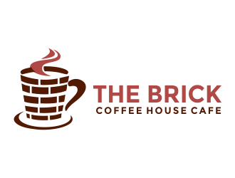 The Brick Coffee House Cafe logo design by aldesign