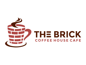 The Brick Coffee House Cafe logo design by aldesign