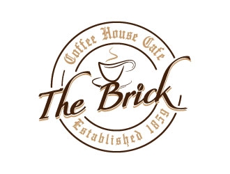 The Brick Coffee House Cafe logo design by AYATA