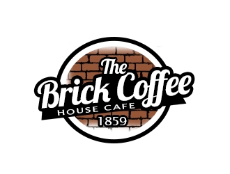 The Brick Coffee House Cafe logo design by bougalla005