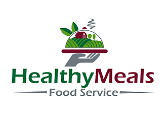  Healthy Meals Food Service logo design by 3Dlogos