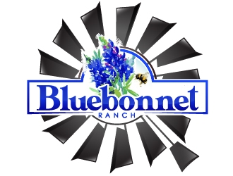 Bluebonnet Ranch logo design by Suvendu