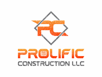 Prolific Construction LLC logo design by up2date