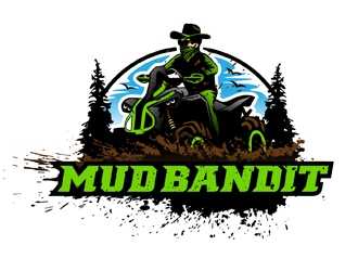 Mud Bandit logo design by DreamLogoDesign