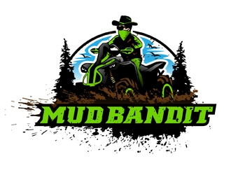 Mud Bandit logo design by DreamLogoDesign