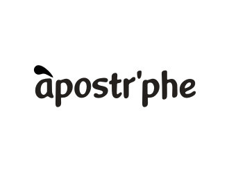 Apostrphe logo design by restuti