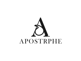 Apostrphe logo design by bismillah