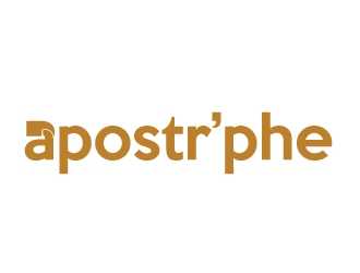 Apostrphe logo design by AamirKhan