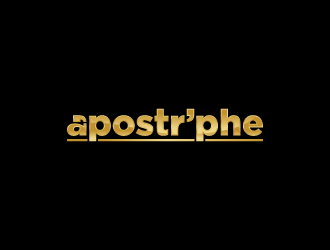 Apostrphe logo design by fastsev