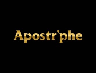 Apostrphe logo design by usef44