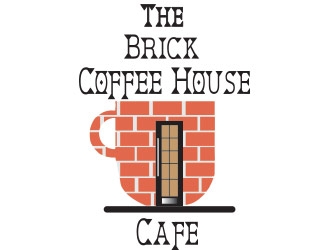 The Brick Coffee House Cafe logo design by not2shabby