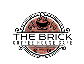 The Brick Coffee House Cafe logo design by AamirKhan