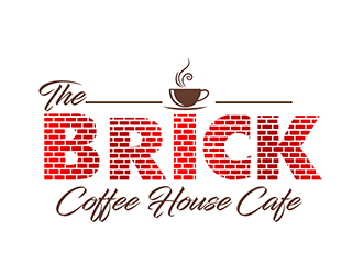 The Brick Coffee House Cafe logo design by 3Dlogos