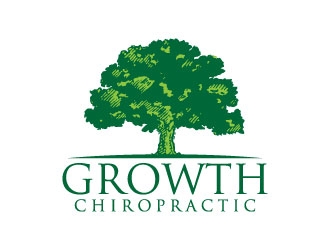 Growth Chiropractic logo design by desynergy