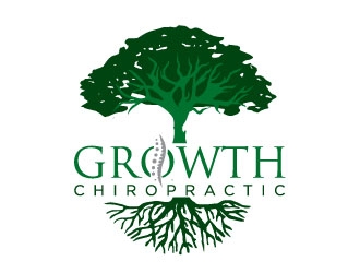 Growth Chiropractic logo design by desynergy