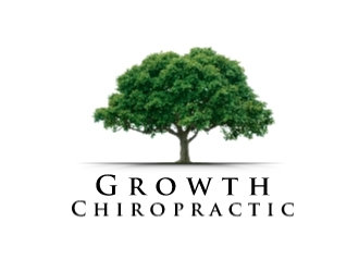 Growth Chiropractic logo design by Rexx