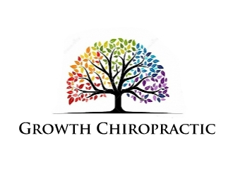 Growth Chiropractic logo design by Rexx