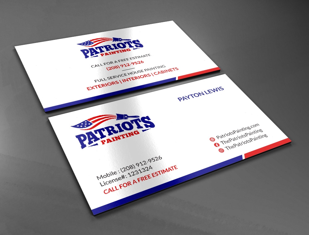 Patriots Painting logo design by fritsB