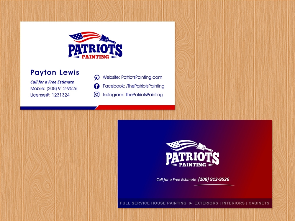 Patriots Painting logo design by Coolwanz