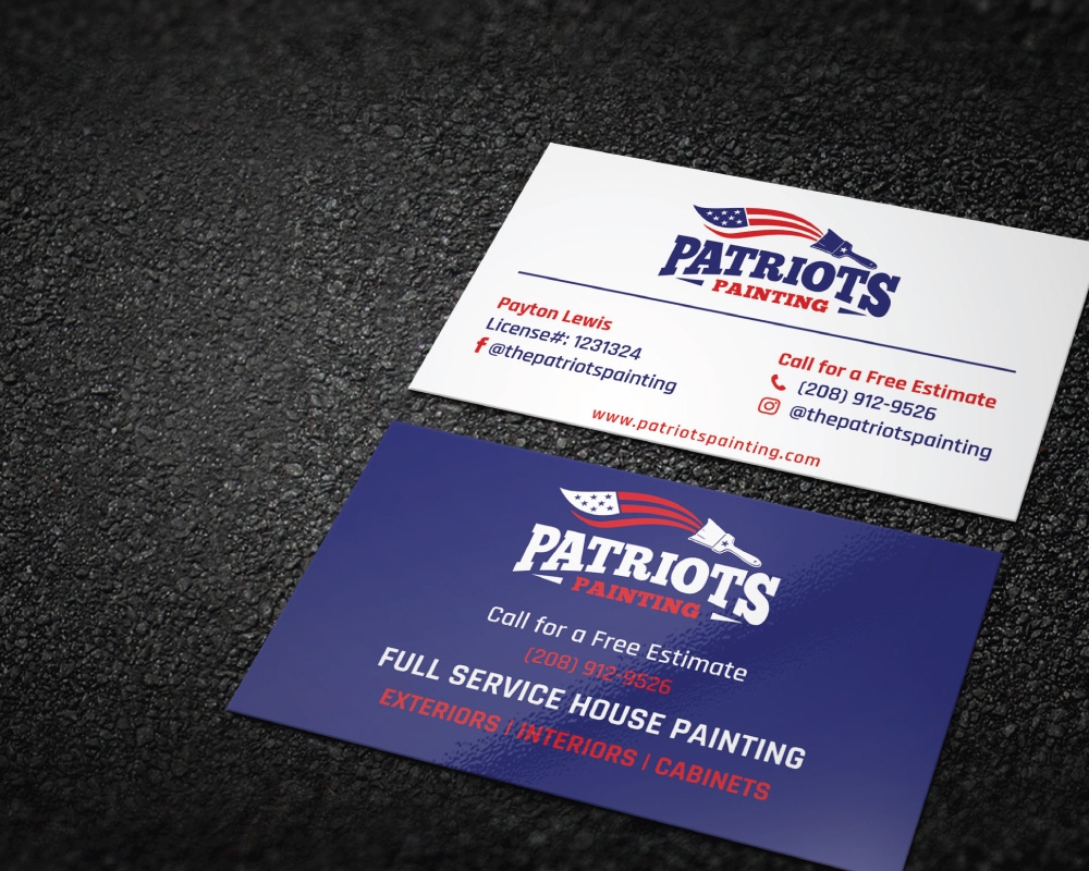 Patriots Painting logo design by MonkDesign