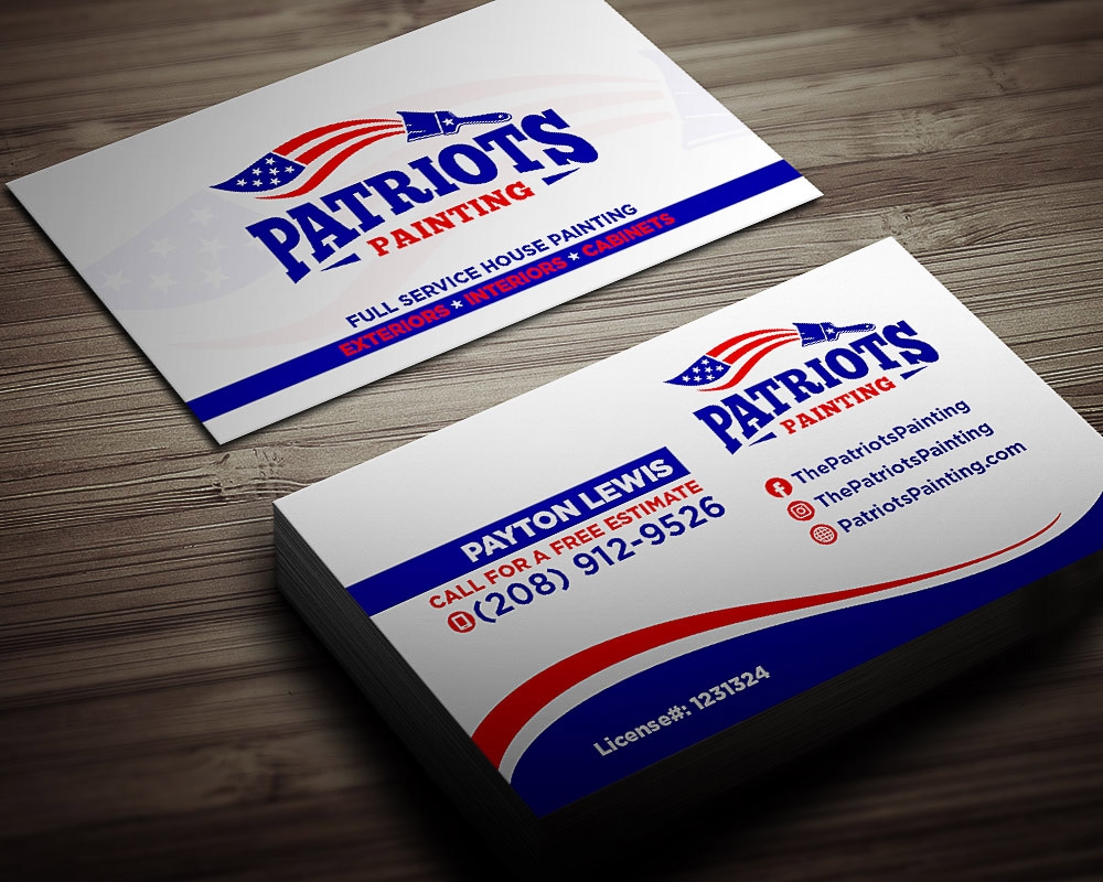 Patriots Painting logo design by scriotx