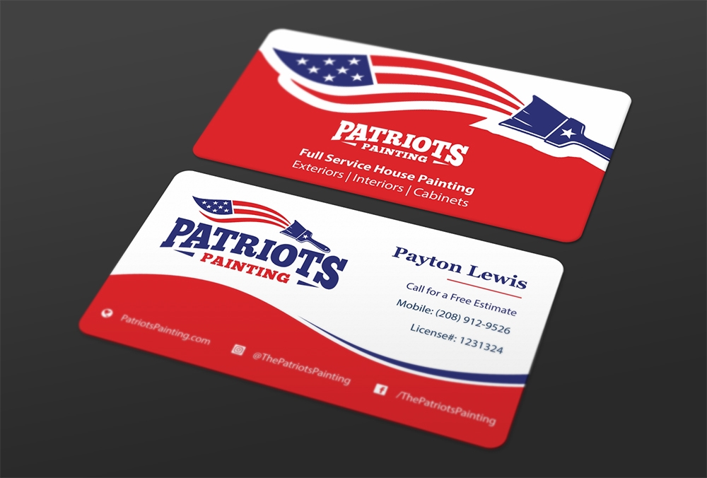 Patriots Painting logo design by Ibrahim