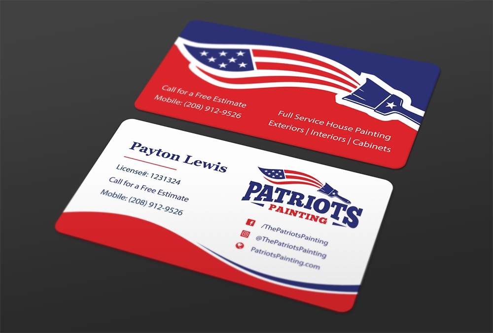 Patriots Painting logo design by Ibrahim