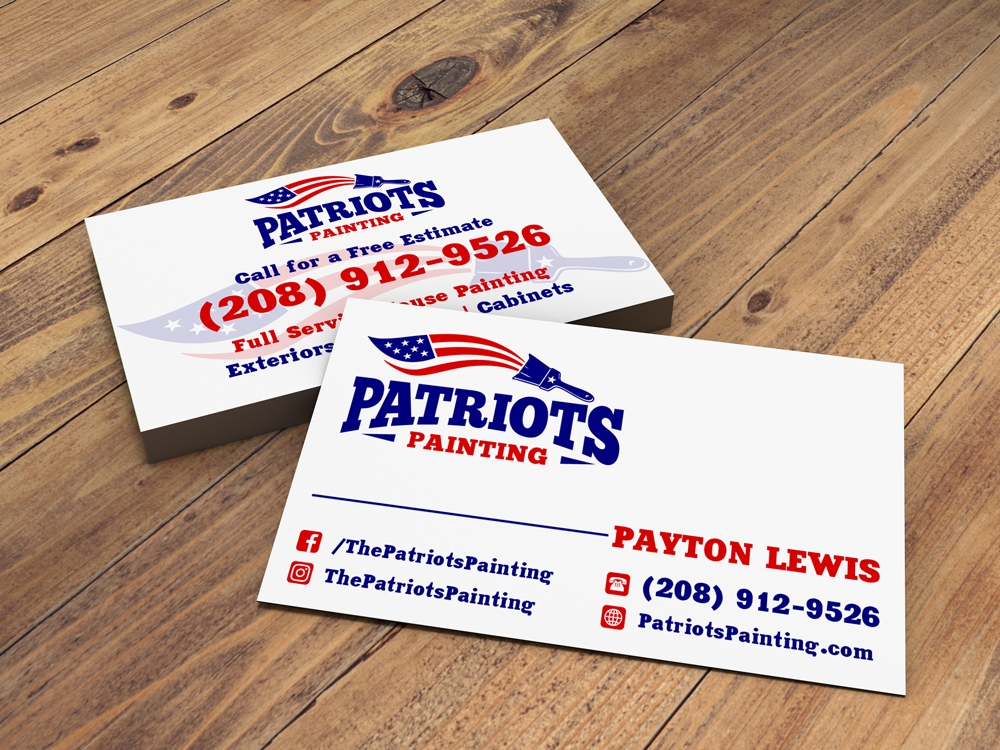 Patriots Painting logo design by ManishKoli