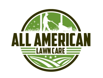 All American Lawn Care  logo design by MarkindDesign