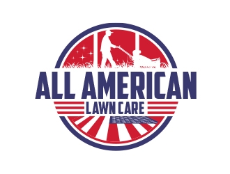 All American Lawn Care  logo design by MarkindDesign