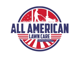 All American Lawn Care  logo design by MarkindDesign