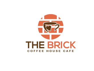 The Brick Coffee House Cafe logo design by grea8design