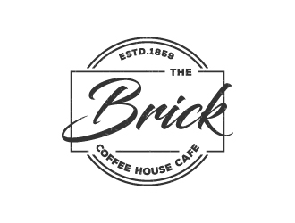 The Brick Coffee House Cafe logo design by jishu