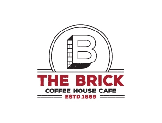 The Brick Coffee House Cafe logo design by jishu