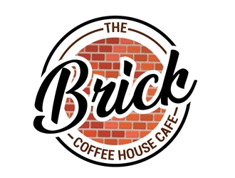 The Brick Coffee House Cafe logo design by Roma