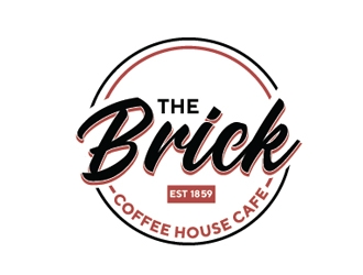 The Brick Coffee House Cafe logo design by Roma