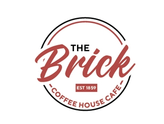 The Brick Coffee House Cafe logo design by Roma