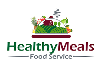  Healthy Meals Food Service logo design by 3Dlogos